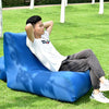BB1803 Foldable Portable Inflatable Sofa Single Outdoor Inflatable Seat, Size: 100 x 80 x 70cm(Navy)
