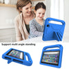 For Amazon Fire 7 2022 Handle EVA Shockproof Tablet Case with Triangle Holder(Blue)