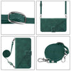 For Asus Zenfone 11 Ultra Crossbody 3D Embossed Flip Leather Phone Case(Green)