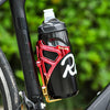WEST BIKING YP0704033 Bicycle Gradient Water Bottle Holder PC Colorful Cup Bracket(Black Silver Gradient)