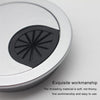 10 PCS Desk Computer Desktop Plastic Round Threading Box Hole Cover, Hole Diameter: 60mm