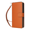 For Samsung Galaxy A06 Nine-card Slots Zipper Wallet Bag Leather Phone Case(Brown)