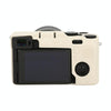 For Sony ILCE-7CM2 / A7C II / A7CR Litchi Texture Soft Silicone Protective Case(White)