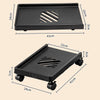 Computer Host Bracket Desktop Chassis Mobile Tray Base Heightening Rack with Pulley, Spec: Universal Wheel