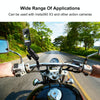 PULUZ Motorcycle O-Clip Quick Release Clamp Handlebar Fixed Mount Holder for GoPro and Other Action Cameras(Black)