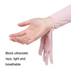 1pair Summer Extended Arm Sleeves Sun Protection UV Protection Sleeves, Style: Leaf  (Night Black)