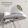 Wall-Mounted No-Drill Camera Shelf, White