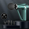 HB-008  Triangular Electric Fascia Gun Body Massage Gun, Specification: LCD Style(Green)