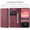 For Samsung Galaxy A56 CaseMe 013 Multifunctional Horizontal Flip Leather Phone Case(Red)