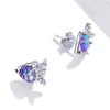 S925 Sterling Silver Happy Fish Women Earrings