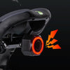 Bicycle Smart Taillight Anti-theft Alarm Brake Warning Light, Model: WL09C Remote Control
