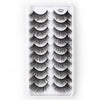 10 Pairs 3D Cat Eye False Eyelashes Naturally Thick And Fluffy Eyelashes(Y606)