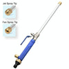 Garden Lawn Irrigation High Pressure Hose Spray Nozzle Car Wash Cleaning Tools (Yellow)