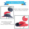 SunShad 112221 Foldable Wide-brimmed Breathable Summer Sunscreen Fisherman Hat for Men / Women, Size: 55-57cm(Red)