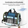 FUNADD Foldable Pet Carrier Bag, Blue - Small Dog/Cat Tote