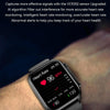 TK12 1.96 inch IP67 Waterproof Leather Band Smart Watch Supports ECG / Remote Families Care / Bluetooth Call / Body Temperature Monitoring(Brown)