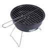 Portable Small Outdoor Folding Round BBQ Grill Wild Camping Cooking Tools, Specification: No Storage Bag