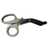 B-011 Outdoor Portable First Aid Canvas Elbow Scissors with Fine Teeth(Mud)