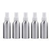 Refillable Glass Fine Mist Atomizers Aluminum Bottle, 100ml(White)