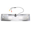 JX-9488 720x540 Effective Pixel NTSC 60HZ CMOS II Universal Waterproof Car Electroplated Silver Rear View Backup Camera with 2W 80LM 5000K White Light 4LED Lamp, DC 12V, Wire Length: 4m