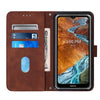 For Alcatel 1L 2021 Crossbody 3D Embossed Flip Leather Phone Case(Brown)