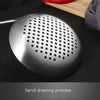 304 Stainless Steel Kitchen Equipment Thickened Hollow Handle Cooking Tool, Style: Slotted Spoon