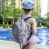 Wet And Dry Separation Waterproof Drawstring Shoulder Beach Swimming Bag For Children Tibetan L
