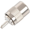PL259 UHF Male Connector for RG8/LMR400 Coax - Silver