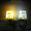 Plug-In Cup-Shaped Night Light Girl Bedroom Bedside Dim Lamp With Remote ControlCN Plug, Style: Think of Things White