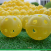 PGM 10 PCS Golf Indoor Exercise Hollow Ball (Yellow)