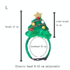 Large Dog Christmas Tree Headdress - Festive Headband