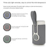 027 Leather Insulated Baby Bottle Cover Heating Bottle Bag, Size: Free Size(Navy Blue)