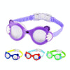 JIEHU JH8560 Children Waterproof and Anti-fog Cartoon Cat Shape Swimming Goggles(Green)