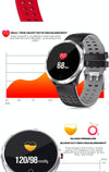 Q88 Smart Watch IP68 Waterproof Men Sports Smartwatch Android Bluetooth Watch Support Heart Rate / Call Reminder / Pedometer / Sleep Monitoring / Tracker(Black Red)