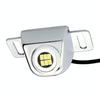 Car LED Electric Eye Reversing Light External Bulb Modified License Plate Auxiliary Light(Silver)