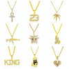 N2106-13 BOSS Exaggerated Hip Hop Style Necklace Collarbone Chains