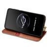 For ASUS ROG Phone 7 Cubic Grid Pressed Magnetic Leather Phone Case(Brown)