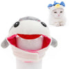 Shark Cat Hat XS - Soft Velvet Pet Costume for Small Dogs & Cats