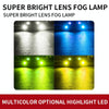 1 Pair 9005 27W / DC12V Car Aluminum Alloy Flashing LED Headlight (Gold Light)