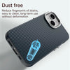 For iPhone 15 Plus Carbon Fiber Series IMD Phone Case(Blue)