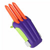 Radish Wolf Claw Retractable Stress Relief Catapult Toy Strange Cool Children Toy(Orange)
