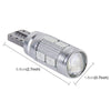 2 PCS T10 6W 10 SMD 5630 LED Error-Free Canbus Car Clearance Lights Lamp, DC 12V(Red Light)