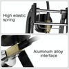 0903E Car / Motorcycle / Bicycle Portable High Pressure Double Pipe Inflatable Cylinder Pedal Air Pump
