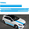 D-936 Stripe Pattern Car Modified Decorative Sticker(Blue)