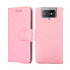 For Asus Zenfone 8 Flip Crystal Texture Leather Phone Case(Pink)