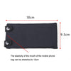 7 Inch Mobile Phone Outdoor Sports Wrist Bag Elastic Close-fitting Mini Arm Bag(Red)