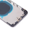 iPhone XS Back Cover Replacement Black - Incl. Camera Lens & SIM Tray