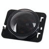 2 PCS 8W DC 12V Car SUV Refit LED Wheel Eyebrow Turn Signal for Jeep Wrangler JK 07-17, Specification: Butt Assembly with Aperture