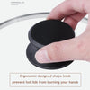 2pcs Plastic Top Beads Stainless Steel Pot Lid Cap