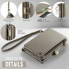 CaseMe-Me60 Multi-functional Anti-theft Swipe Passport Wallet(Grey)